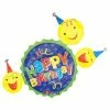 Funtastic Balloon Creations Celebrations Smileys Party Hats Single Foils