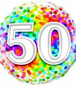 Funtastic Balloon Creations 30 Rainbow Confetti (comes In Ages 18,20,21,30,40,50,60,70,80,90,100) Single Foils 19 Funtastic Balloon Creations 30 Rainbow Confetti (comes In Ages 18,20,21,30,40,50,60,70,80,90,100) Single Foils