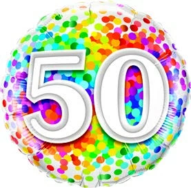 Funtastic Balloon Creations 30 Rainbow Confetti (comes In Ages 18,20,21,30,40,50,60,70,80,90,100) Single Foils 8 Funtastic Balloon Creations 30 Rainbow Confetti (comes In Ages 18,20,21,30,40,50,60,70,80,90,100) Single Foils