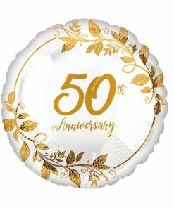 Funtastic Balloon Creations Love & Romance Happy 50th Anniversary