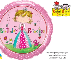 Funtastic Balloon Creations Single Foils RE Birthday Girl Collection Ages 1-5