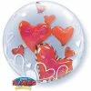 Funtastic Balloon Creations Double Bubble Heart Shaped Balloon