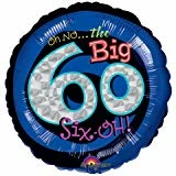 Funtastic Balloon Creations Single Foils Holographic Oh No The Big 60