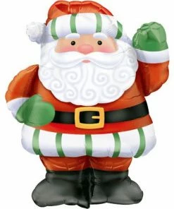 Funtastic Balloon Creations Standing Santa Single Foils