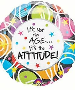 Funtastic Balloon Creations Single Foils It's Not The Age It's The Attitude