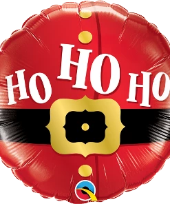 Funtastic Balloon Creations HO HO HO Santa Belt Single Foils