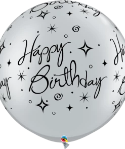 Funtastic Balloon Creations 30" Onyx Black HB Single Latex Balloons