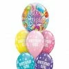 Funtastic Balloon Creations Birthday Girl Surprise (1 Bubble, 6 Latex)