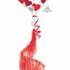 Funtastic Balloon Creations Love & Romance Happy Valentine Day Red & Silver