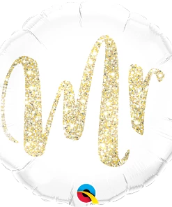 Funtastic Balloon Creations Mr. Glitter Gold Single Foils