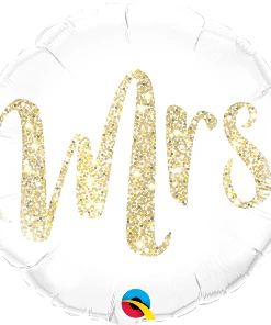 Funtastic Balloon Creations Mrs. Glitter Gold