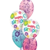 Funtastic Balloon Creations Paw Patrol Birthday Floral Circles (2 Foils, 3 Latex)