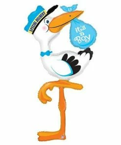 Funtastic Balloon Creations It's A Boy Stork