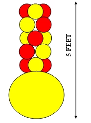 Funtastic Balloon Creations Decor Inverted Up To 4 Color Spiral Column