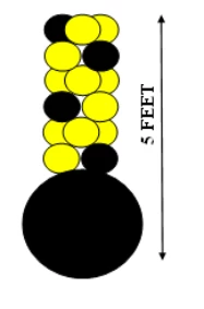 Funtastic Balloon Creations Inverted Spotted Column