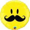Funtastic Balloon Creations Single Foils Emoji Mustache