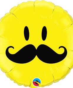 Funtastic Balloon Creations Single Foils Emoji Mustache