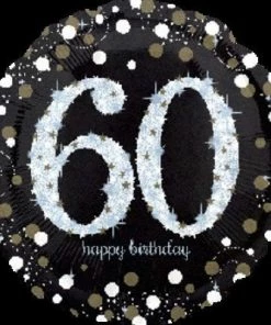Funtastic Balloon Creations Sparkle 60th Birthday