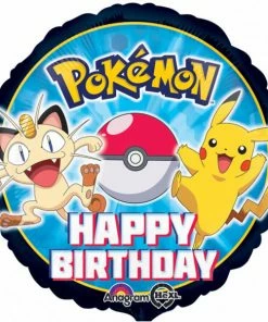 Funtastic Balloon Creations Happy Birthday Pokemon Single Foils