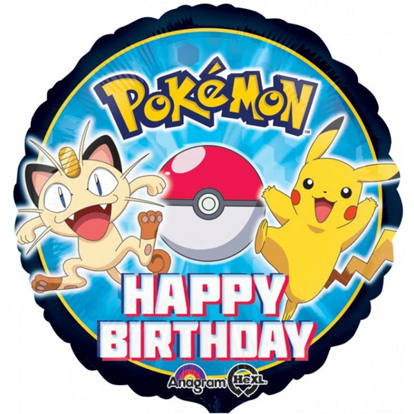 Funtastic Balloon Creations Happy Birthday Pokemon Single Foils 3 Funtastic Balloon Creations Happy Birthday Pokemon Single Foils