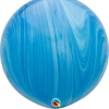 Funtastic Balloon Creations 30" Blue Rainbow SuperAgate