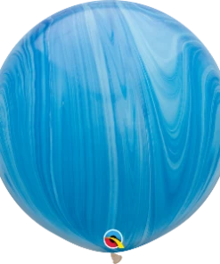 Funtastic Balloon Creations 30" Blue Rainbow SuperAgate