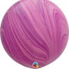 Funtastic Balloon Creations Single Latex Balloons 30" Pink Violet Rainbow SuperAgate
