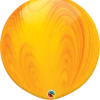 Funtastic Balloon Creations Single Latex Balloons 30" Yellow Orange Rainbow SuperAgate
