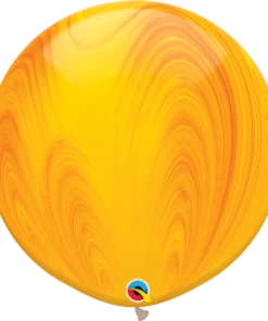 Funtastic Balloon Creations Single Latex Balloons 30" Yellow Orange Rainbow SuperAgate