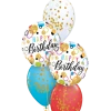 Funtastic Balloon Creations Glitter Birthday Dots Bouquet (2 Foils, 3 Latex) 1 Funtastic Balloon Creations Glitter Birthday Dots Bouquet (2 Foils, 3 Latex)
