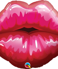 Funtastic Balloon Creations Big Red Kissy Lips