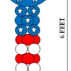 Funtastic Balloon Creations Americana Column Decor