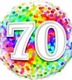 Funtastic Balloon Creations 30 Rainbow Confetti (comes In Ages 18,20,21,30,40,50,60,70,80,90,100) Single Foils 21 Funtastic Balloon Creations 30 Rainbow Confetti (comes In Ages 18,20,21,30,40,50,60,70,80,90,100) Single Foils