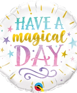 Funtastic Balloon Creations Single Foils Have A Magical Day Foil