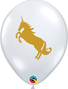 Funtastic Balloon Creations Single Latex Balloons 11" Unicorn Clear Latex