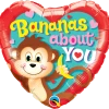 Funtastic Balloon Creations Single Foils Bananas About You