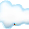 Funtastic Balloon Creations Single Foils Puffy Cloud