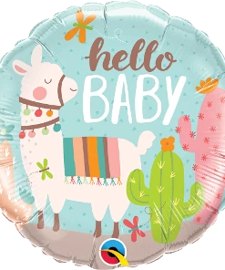 Funtastic Balloon Creations Hello Baby Llama