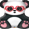 Funtastic Balloon Creations A Love Struck Panda Bear Single Foils