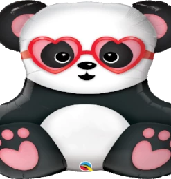 Funtastic Balloon Creations A Love Struck Panda Bear Single Foils