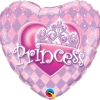 Funtastic Balloon Creations Single Foils Princess Heart
