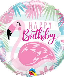 Funtastic Balloon Creations Single Foils Birthday Pink Flamingo Foil