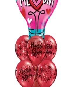 Funtastic Balloon Creations You Turn Me On (1 Large Foil, 6 Latex) Love & Romance
