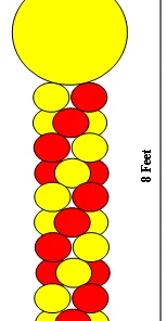 Funtastic Balloon Creations Decor Spiral Column