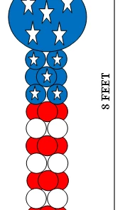 Funtastic Balloon Creations Americana Column Decor