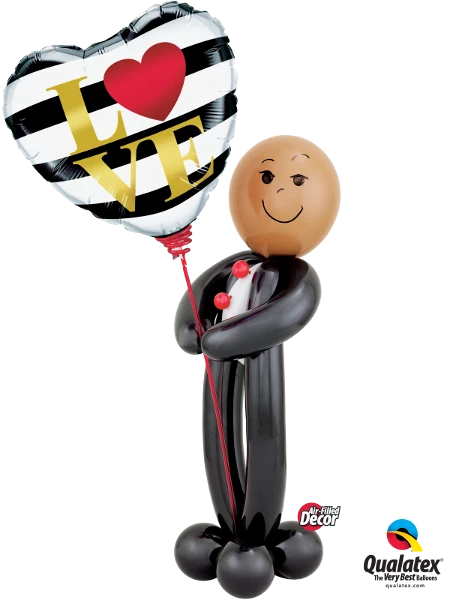 Funtastic Balloon Creations Mr. Valentine - Small, Medium Or Jumbo Love & Romance 4 Funtastic Balloon Creations Mr. Valentine - Small, Medium Or Jumbo Love & Romance