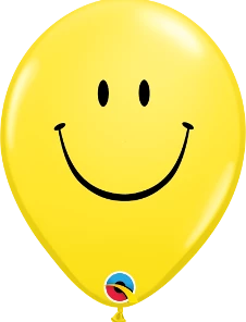 Funtastic Balloon Creations 11" Smiley Face Latex Single Latex Balloons