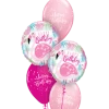 Funtastic Balloon Creations Birthday Pink & Wild Berry Flamingo Fun (2 Foils, 3 Latex)