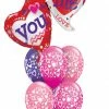 Funtastic Balloon Creations Love & Romance Luxury Hearts Connected (1 Giant Double Foil, 6 Latex)