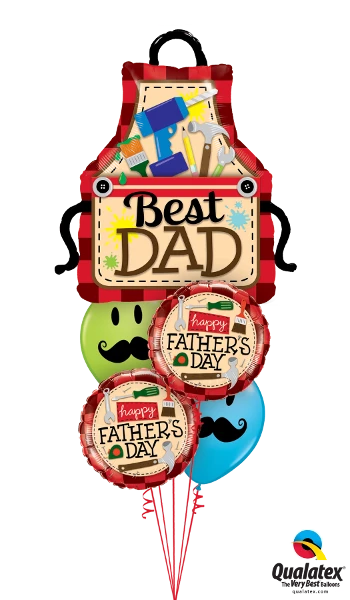 Funtastic Balloon Creations Tool Belt Dad (1 Large Foil, 2 Foils, 2 Printed Latex) Seasonal 3 Funtastic Balloon Creations Tool Belt Dad (1 Large Foil, 2 Foils, 2 Printed Latex) Seasonal